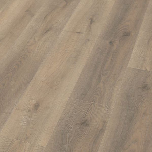 Lignum Fusion Greige Oak laminate plank flooring