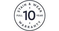 10 Year Stain & Wear warranty