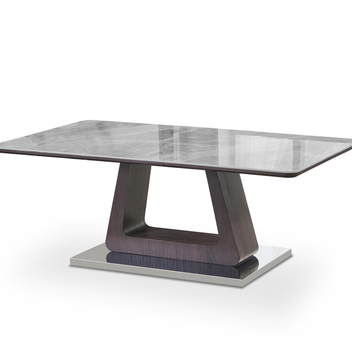 Grey Marble Coffee Table - Trendy Carpets