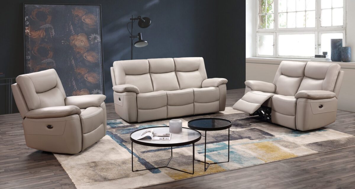 Lucia 3 Seater Power Recline