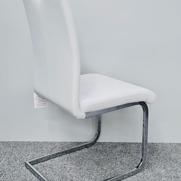 Milan White Dining Chair