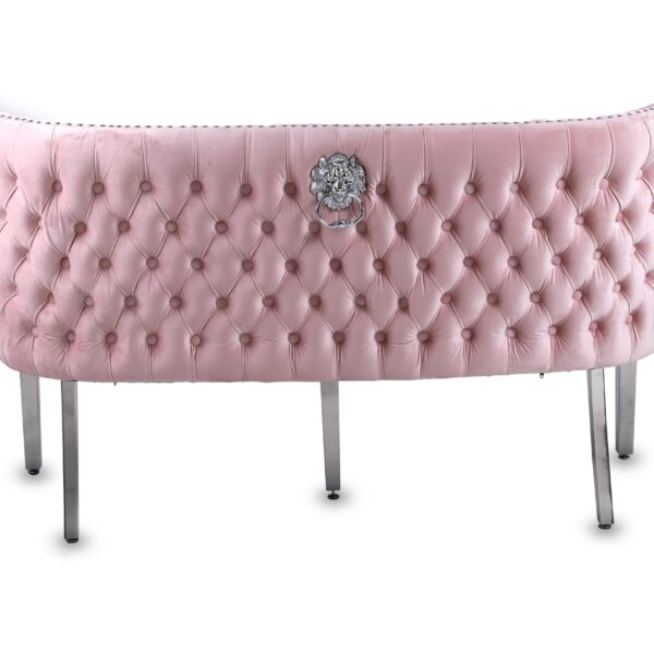 Valentino Pink velvet Bench