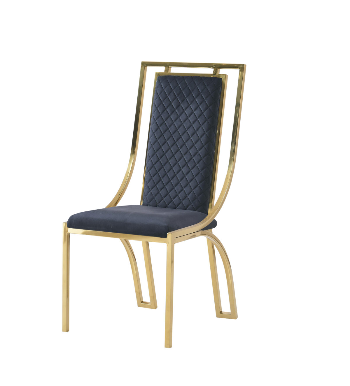 Windsor Black & Gold Dining Chair