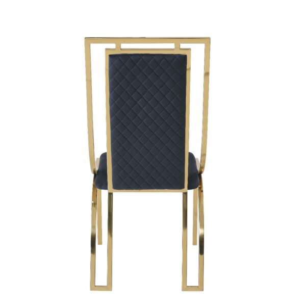 Windsor Black & Gold Dining Chair
