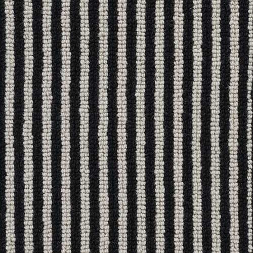 Deco Pinstripe Black