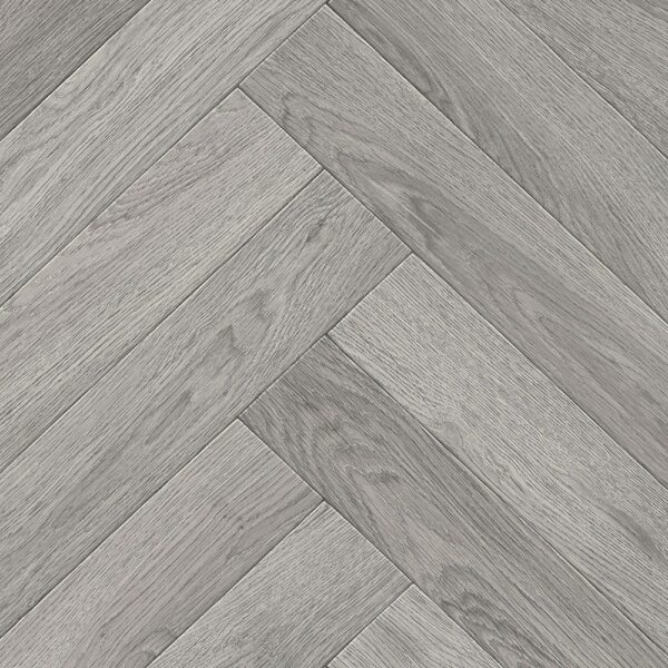 Dalor Flamel wood-effect herringbone vinyl flooring