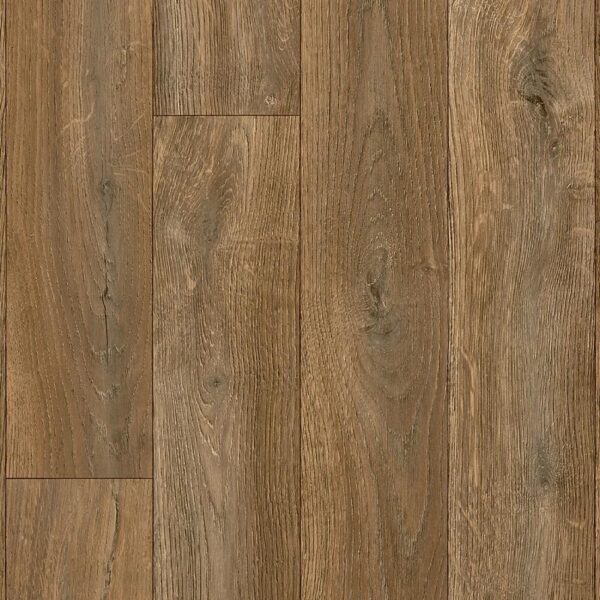 Caspian Odilon 546 brown wood-effect plank vinyl flooring