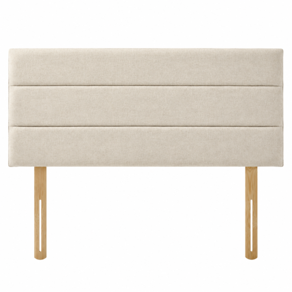 2 Line Lotus 24-inch upholstered headboard with three horizontal panels