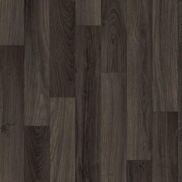 Panther Chinati 598 black / charcoal wood-effect plank vinyl flooring