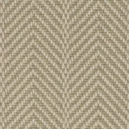 Fibre Wool Grand Herringbone Linen carpet swatch