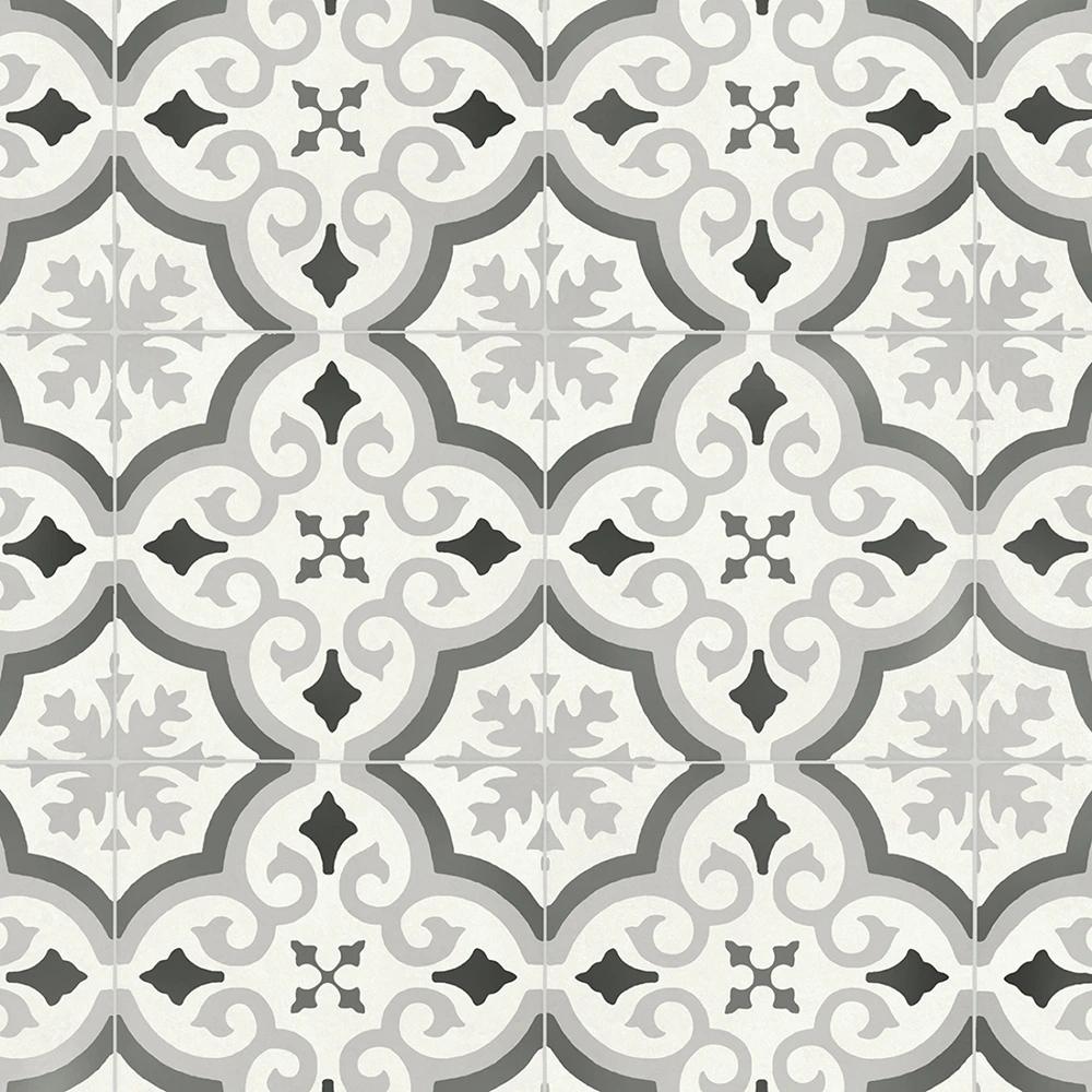 caspian-evora-594-vinyl-flooring Caspian Evora 594 grey decorative patterned tile vinyl flooring