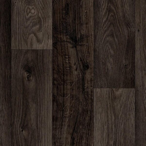Panther Aspin 899 black / charcoal wood-effect plank vinyl flooring