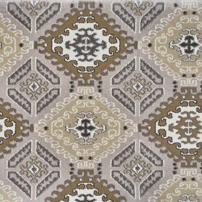 Geometric Brown Beige carpet Geometric Brown Beige patterned carpet swatch