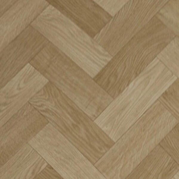 Milford Sintra 557 brown wood-effect herringbone vinyl flooring