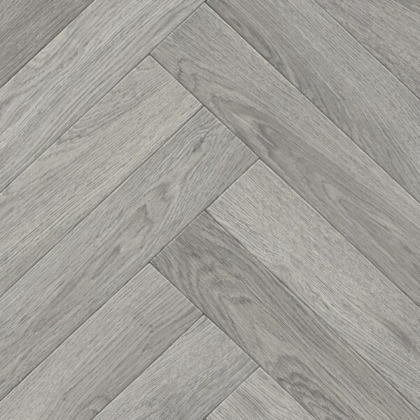 Milford Marilyn 593 grey wood-effect herringbone vinyl flooring