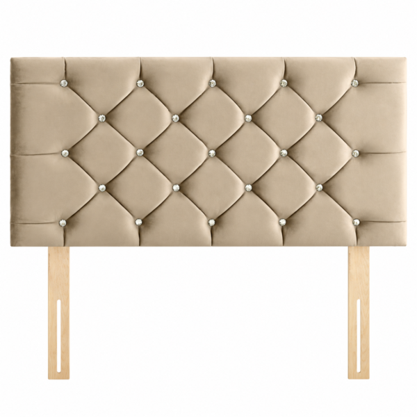 Chesterfield 24-inch upholstered headboard with many colour options