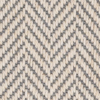 Fibre Flatweave Classic Fine Herringbone New Dawn carpet swatch