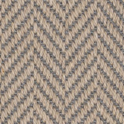 Fibre Flatweave Classic Fine Herringbone Summer Haze carpet swatch