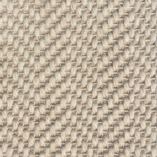 Fibre Flatweave Classic Herringbone Chalk carpet swatch