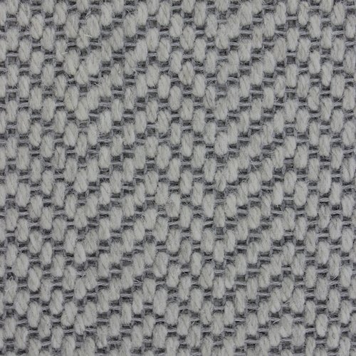 Fibre Flatweave Classic Herringbone Lunar carpet swatch