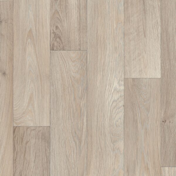 Lasso Washed Oak wood-effect plank sheet vinyl flooring