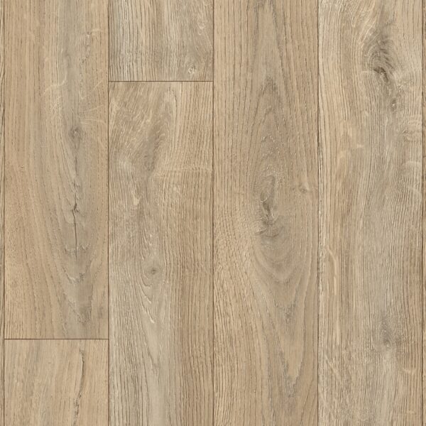 Lasso Country Oak wood-effect plank sheet vinyl flooring