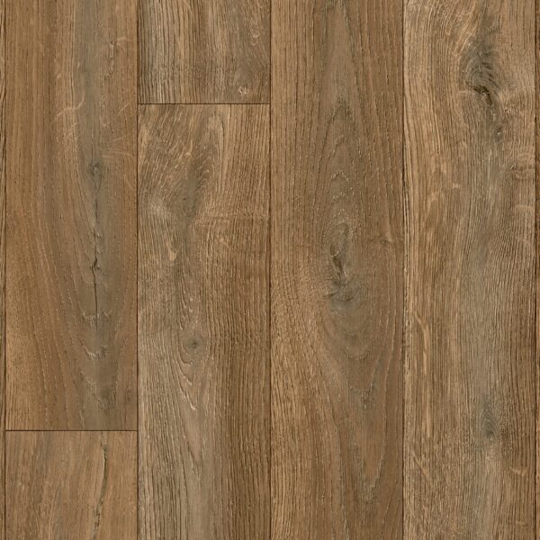 Lasso Heritage Oak wood-effect plank sheet vinyl flooring