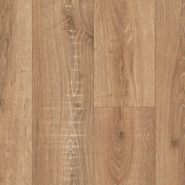 Lasso Rustic Oak wood-effect plank sheet vinyl flooring