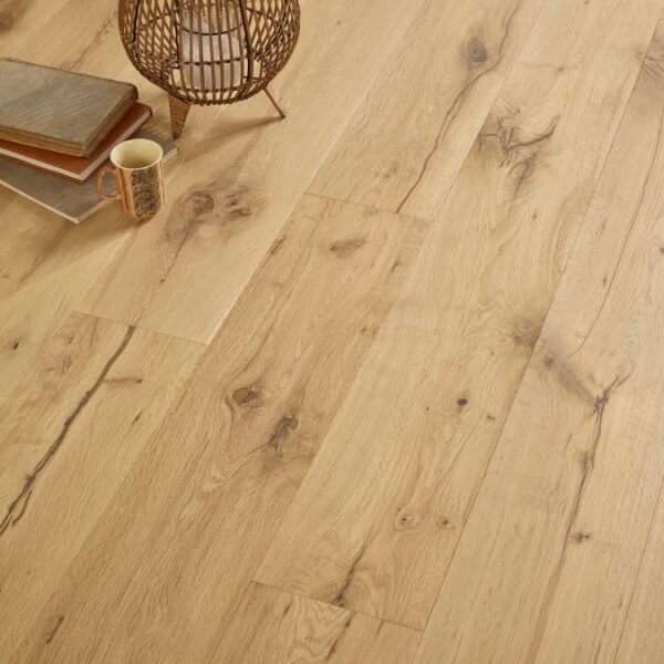 Naturecraft Kensington 14/3 Natural Brushed Invisible Oiled engineered oak flooring by Evolve Flooring