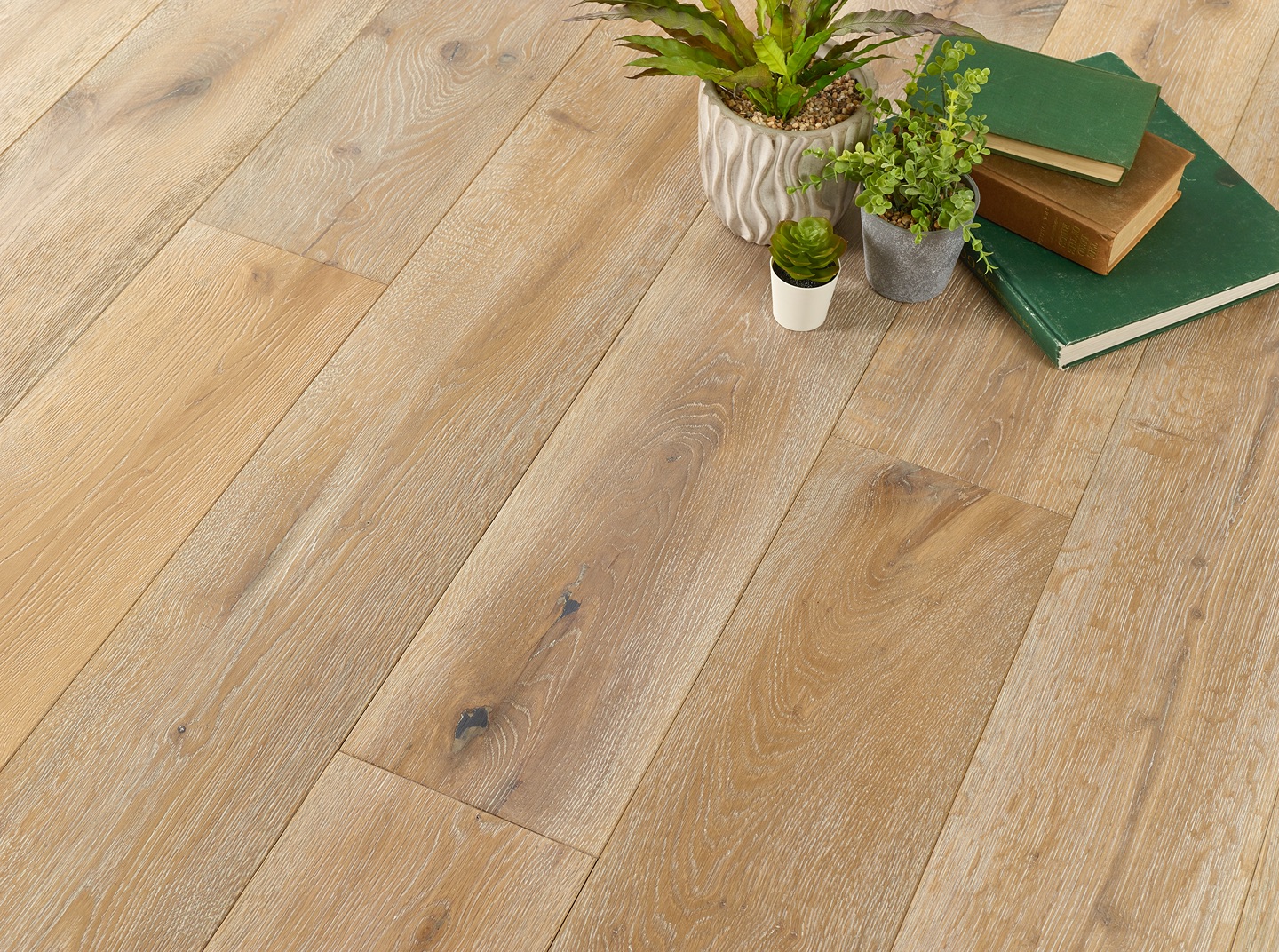 Naturecraft Knightsbridge Deep Brushed White Engineered Oak Naturecraft Knightsbridge Deep Brushed White engineered oak flooring by Evolve Flooring