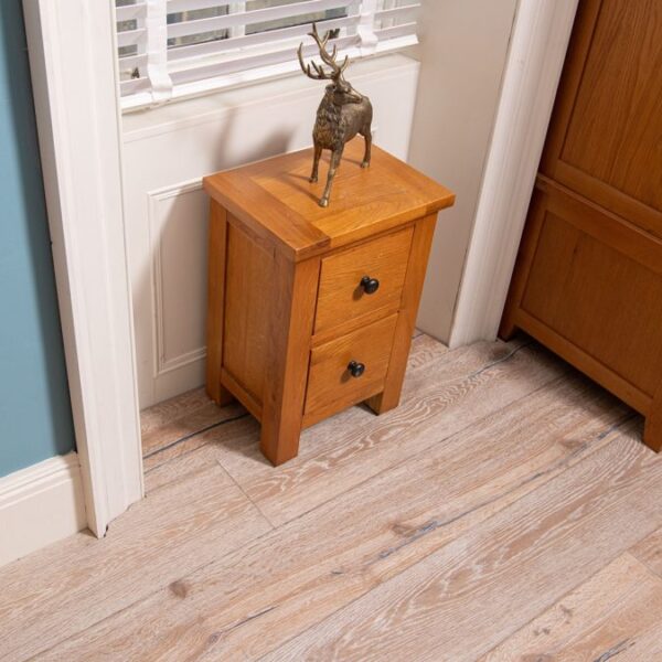 Naturecraft Wandsworth Grey Distressed Hardwax Oiled engineered oak flooring by Evolve Flooring