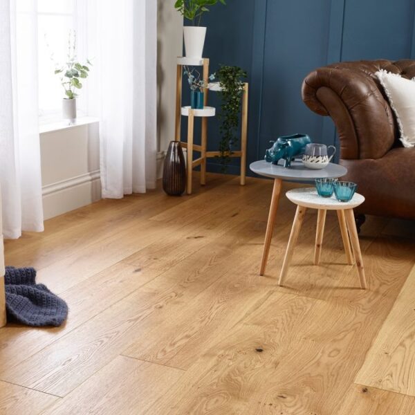 Naturecraft Wandsworth Natural Brushed Lacquered engineered oak flooring by Evolve Flooring