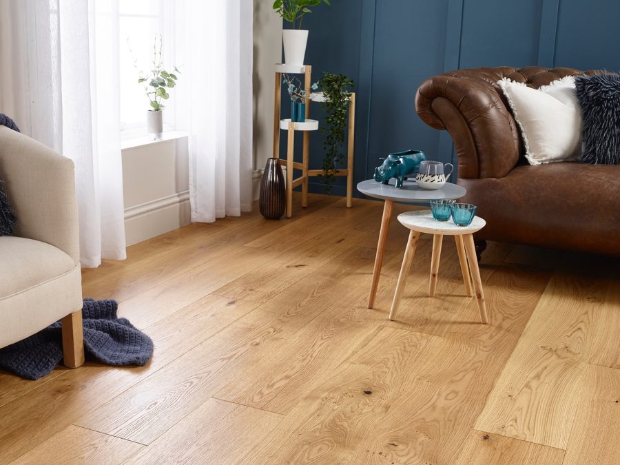 Naturecraft Wandsworth Natural Brushed Lacquered Engineered Oak Naturecraft Wandsworth Natural Brushed Lacquered engineered oak flooring by Evolve Flooring