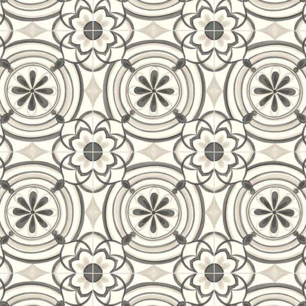 Orlando Beige Spanish Tile Vinyl Flooring – original patterned vinyl flooring design