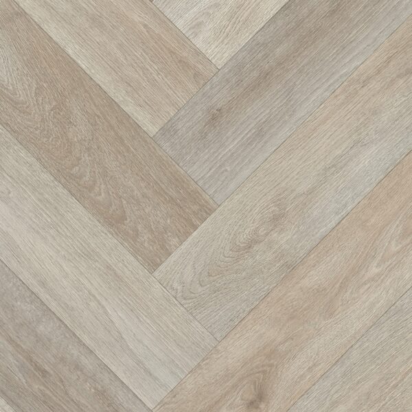 Orlando Herringbone Brushed Oak vinyl flooring design
