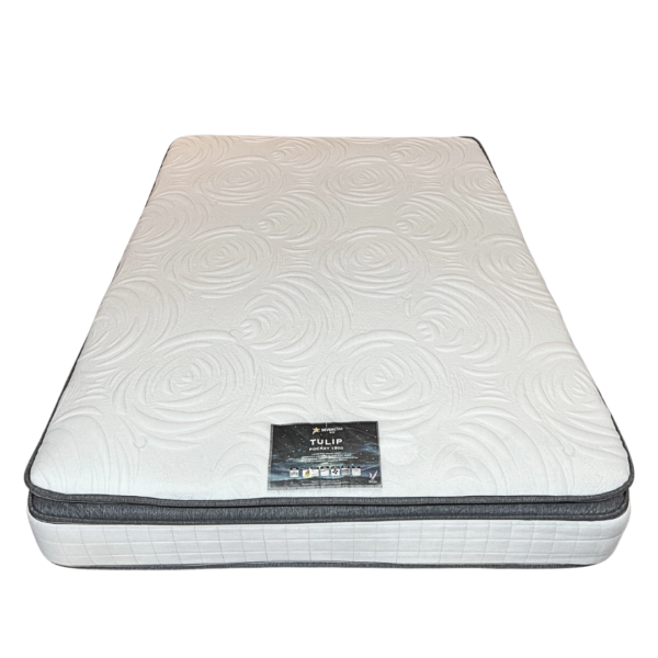 Tulip 1500 pocket spring memory foam mattress, full product view