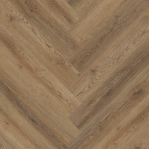 Victoria Universal 30 Rich Oak Herringbone LVT flooring official swatch