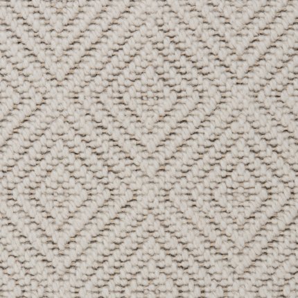 Fibre Wool Paragon Chloe diamond pattern carpet swatch