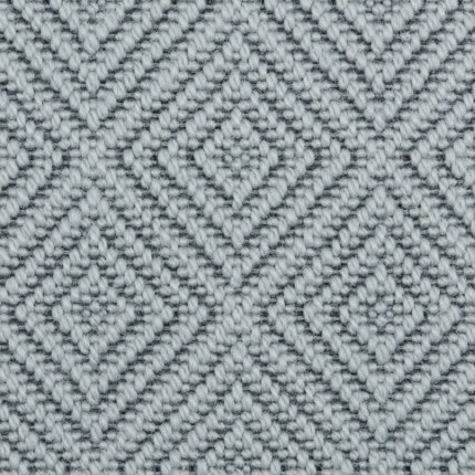 Fibre Wool Paragon Florentine diamond pattern carpet swatch