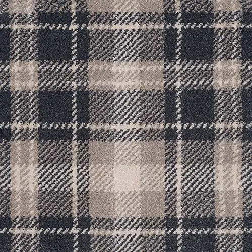 Hugh Mackay Wilton Legacy Harris Charcoal tartan / plaid carpet