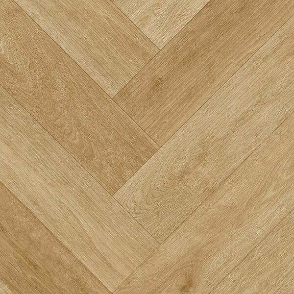 Alton Amber Oak Parquet vinyl flooring – wood-effect parquet