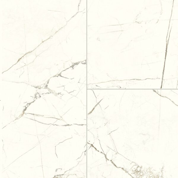 Alton Arctic White Marble Tile vinyl flooring – marble tile-effect