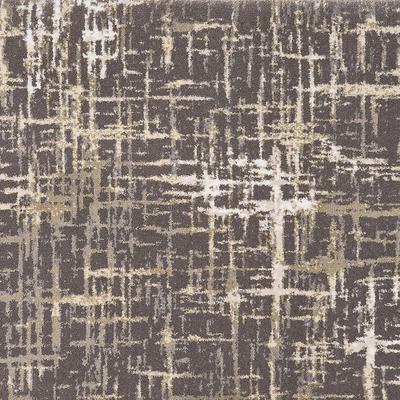 Abstract Gold Brown Carpet patterned carpet swatch