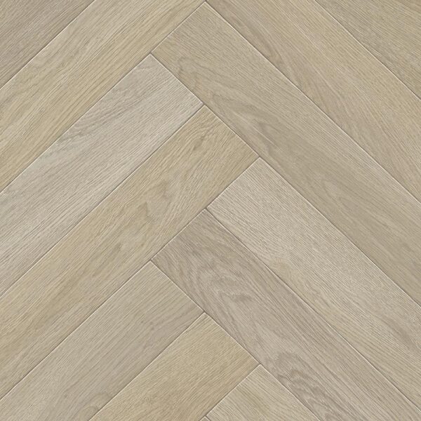 Milford Marilyn 535 natural / beige wood-effect herringbone vinyl flooring