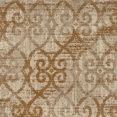 Clover Beige patterned carpet swatch