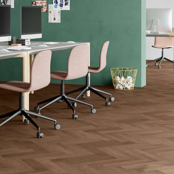 Invictus Ultimus Barn Oak Parquet Saddle flooring
