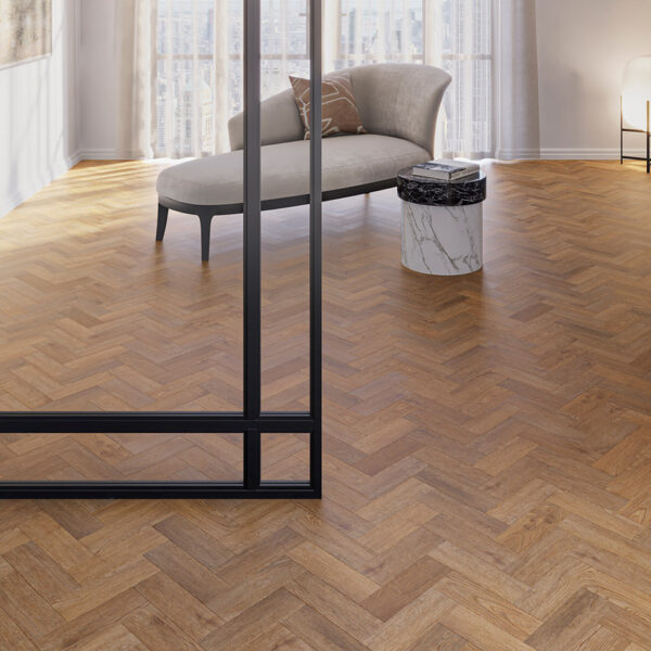 Invictus Ultimus Barn Oak Parquet Saddle flooring