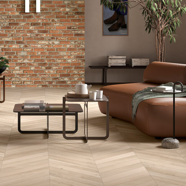 Invictus Ultimus Heritage Oak Chevron Sandringham flooring