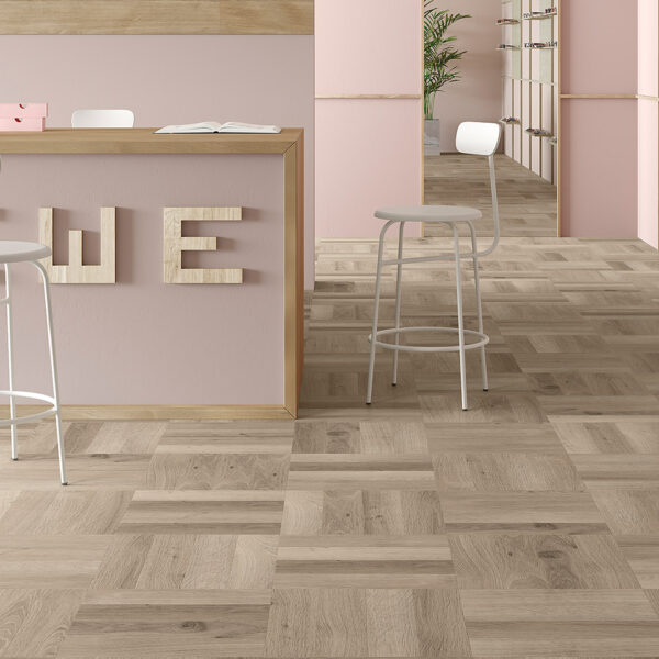Invictus Maximus Highland Oak Parquet Canyon flooring