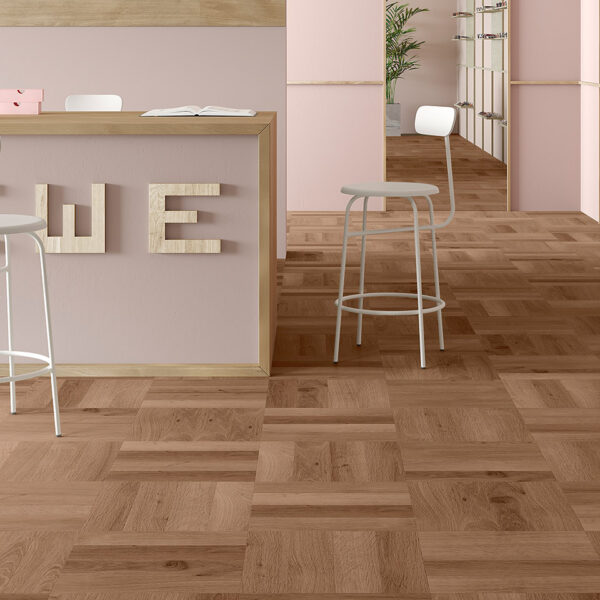 Invictus Maximus Highland Oak Parquet Chocolate flooring